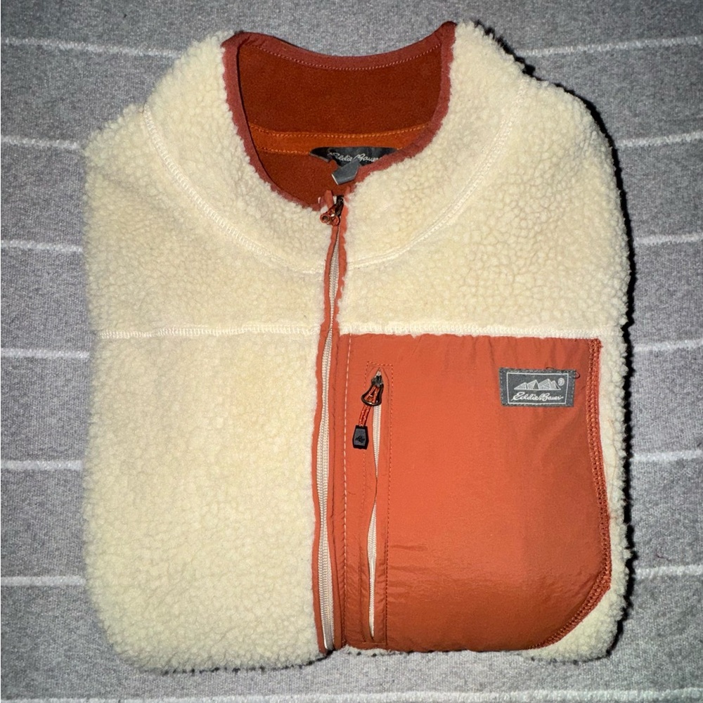 Eddie Bauer Men’s Chilali Sherpa Faux Jacket